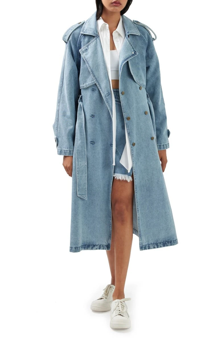 Belle And Bloom Wild Skies Denim Trench Coat 3 Belle And Bloom Wild Skies Denim Trench Coat