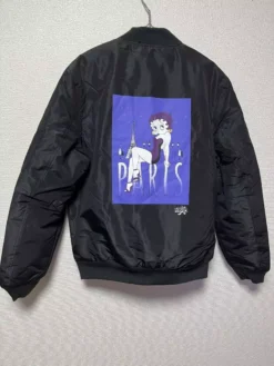 Betty Boop Ma-1 Blouson Leather Flight Jacket