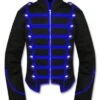 Black Blue Military Marching Band Drummer Jacket 1 Black Blue Military Marching Band Drummer Jacket -Us Military Jacket Black Blue Military Marching Band Drummer Jacket