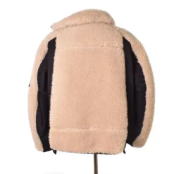 Blouson Ma-1 Faux Shearling Nylon Twill Boa Bomber Jacket -Us Military Jacket Blouson Ma 1 Faux Shearling Nylon Twill Boa Bomber Jacket 1