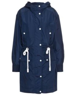 Blue Shell Hooded Field Jacket