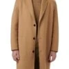 Bugatchi Tailor Fit Camel Wool Blend Longline Coat 1 Bugatchi Tailor Fit Camel Wool Blend Longline Coat -Us Military Jacket Bugatchi Tailor Fit Camel Wool Blend Longline Coat 1