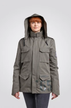 Women’s Byreviy Grey M-65 Field Jacket -Us Military Jacket Byreviy Grey M 65 Field Jacket