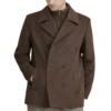 Mens Wool Pea Coat 1 Mens Wool Pea Coat -Us Military Jacket Classic Brown Wool Pea Coat For Men removebg preview
