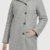 Cole Haan Pressed Bouclé Shawl Hooded Coat -Us Military Jacket Cole Haan Pressed Boucle Shawl Hooded Coat