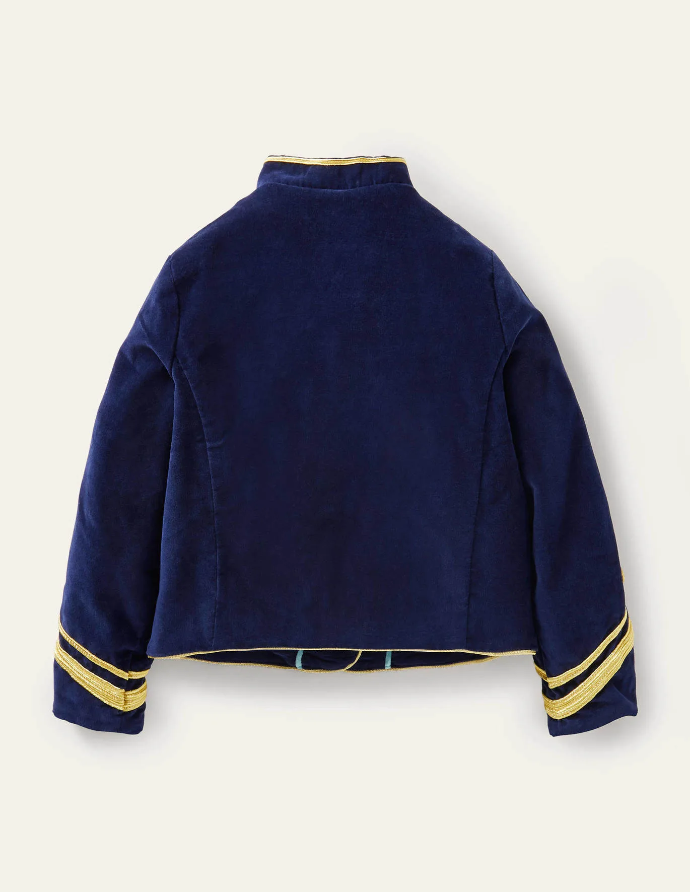 College Navy Blue Trim Military Parade Jacket 4 College Navy Blue Trim Military Parade Jacket - Image 2