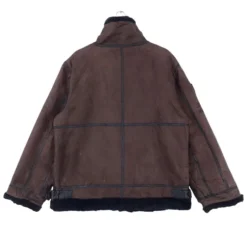 Dogtown B-3 Fur Sherpa Brown Leather Jacket 5 Dogtown B-3 Fur Sherpa Brown Leather Jacket -Us Military Jacket Dogtown B 3 Fur Sherpa Brown Leather Jacket 1