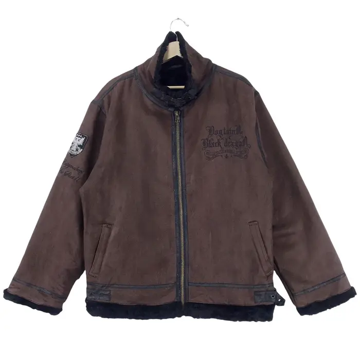 Dogtown B-3 Fur Sherpa Brown Leather Jacket 3 Dogtown B-3 Fur Sherpa Brown Leather Jacket