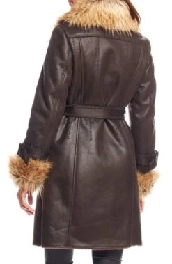 Donna Salyers Fabulous Furs Dakota Belted Faux Suede Coat 5 Donna Salyers Fabulous Furs Dakota Belted Faux Suede Coat -Us Military Jacket Donna Salyers Fabulous Furs Dakota Faux Suede Coat