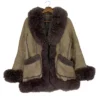 Ducc Luii B-3 Brown Leather Wool Jacket -Us Military Jacket Ducc Luii B 3 Brown Leather Wool Jacket 1