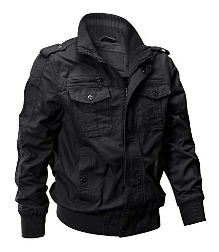 Eklentson Utility Windbreaker Black Military Jacket 3 Eklentson Utility Windbreaker Black Military Jacket