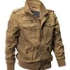 Eklentson Windbreaker Khaki Military Jacket -Us Military Jacket Eklentson Windbreaker Khaki Military Jacket