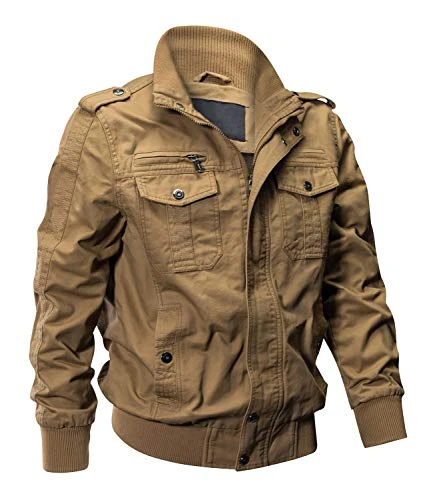 Eklentson Windbreaker Khaki Military Jacket 3 Eklentson Windbreaker Khaki Military Jacket