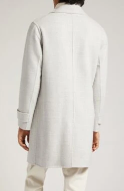 Eleventy Reversible Double Face Wool Coat -Us Military Jacket Eleventy Reversible Double Face Coat