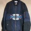 Facetasm Ortega Ma-1 Blue Flight Jacket -Us Military Jacket Facetasm Ortega Ma 1 Blue Flight Jacket