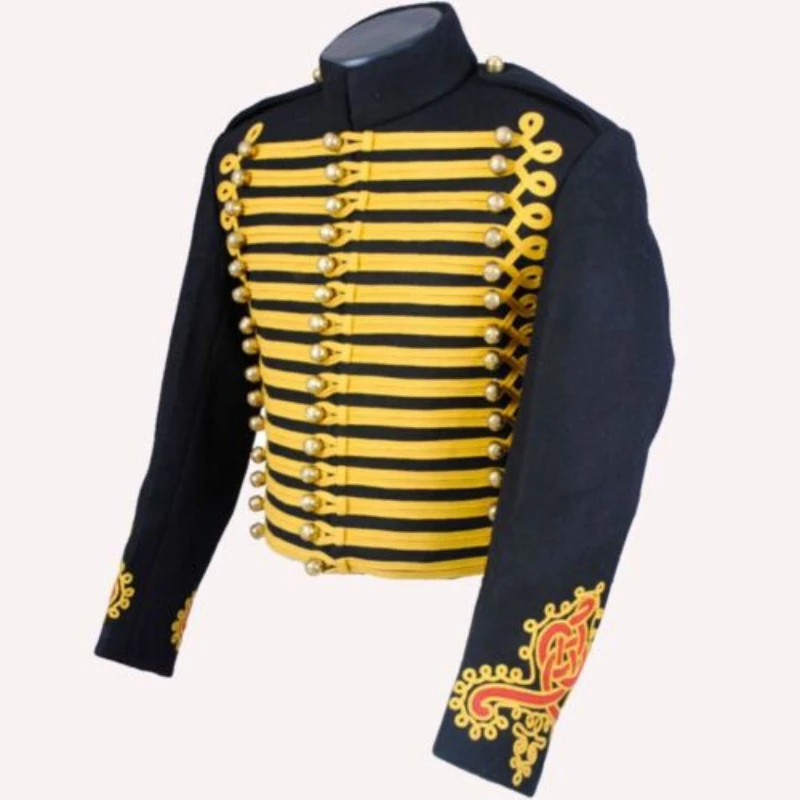 Fantasy Military Hussar Blue Jacket 3 Fantasy Military Hussar Blue Jacket