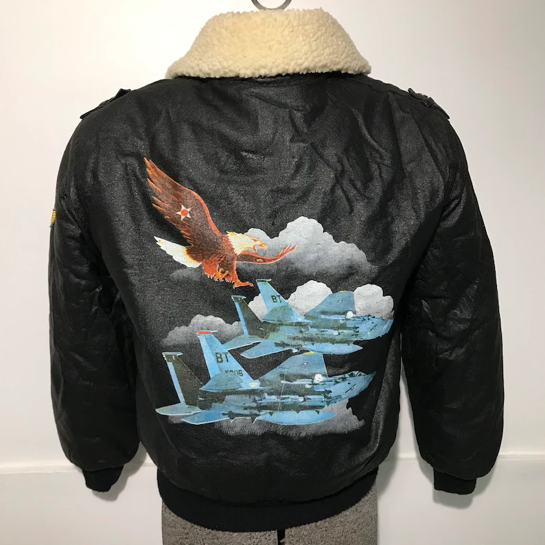 Fighter Jet Squadron B3 Bomber Jacket 3 Fighter Jet Squadron B3 Bomber Jacket