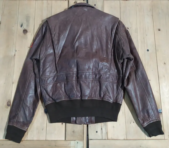 Freedom Stinson Beach Leather Type G-1 USN Full Patch Jacket 4 Freedom Stinson Beach Leather Type G-1 USN Full Patch Jacket - Image 2