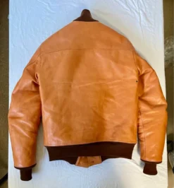 Freewheelers Horse Hide A-1 Brown Leather Bomber Jacket -Us Military Jacket Freewheelers Horse Hide A 1 Brown Leather Bomber Jacket 1