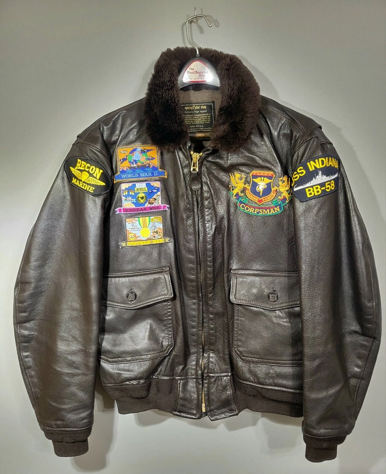 G-1 Black Leather Flight Bomber Jacket 3 G-1 Black Leather Flight Bomber Jacket