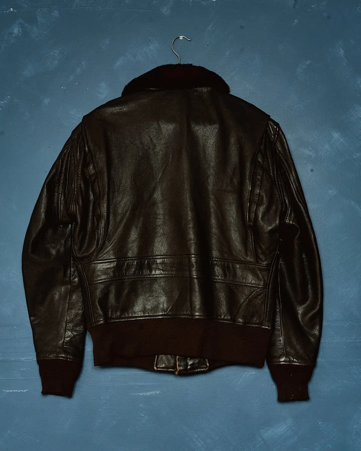 G-1 Black Leather Flight Helicopter Pilot Jacket 4 G-1 Black Leather Flight Helicopter Pilot Jacket - Image 2