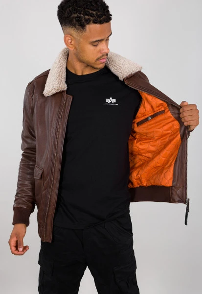G-1 Brown Leather Bomber Jacket 7 G-1 Brown Leather Bomber Jacket - Image 5