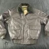 G-1 Silver Landing Leather Flight Bomber Jacket 1 G-1 Silver Landing Leather Flight Bomber Jacket -Us Military Jacket G 1 Silver Landing Leather Flight Bomber Jacket 1