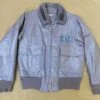 G-1 Silver Leather Flight Jacket -Us Military Jacket G 1 Silver Leather Flight Jacket 1
