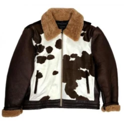 Genuine Sheepskin Aviator Leather Jacket