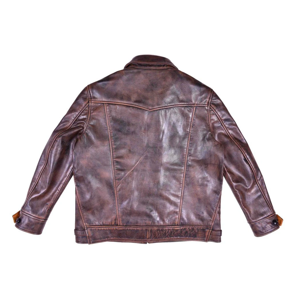 Goatskin Leather Ranch Jacket 5 Goatskin Leather Ranch Jacket - Image 3