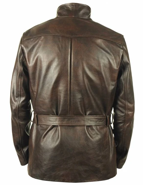 Goldfish Leather Pea Coat 4 Goldfish Leather Pea Coat - Image 2