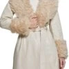 Guess Faux Leather & Faux Fur Coat -Us Military Jacket Guess Faux Leather Faux Fur Coat 1