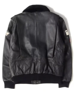 Harley-davidson G-1 Patch Collar Shearling Boa Leather Jacket -Us Military Jacket Harley davidson G 1 Patch Collar Shearling Boa Jacket