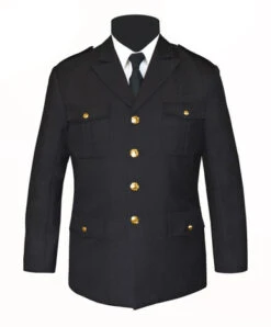 Honor Guard Black Single Breasted Uniform Jacket