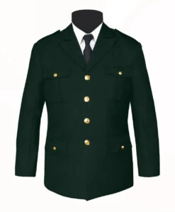 Honor Guard Green Single Breasted Uniform Jacket