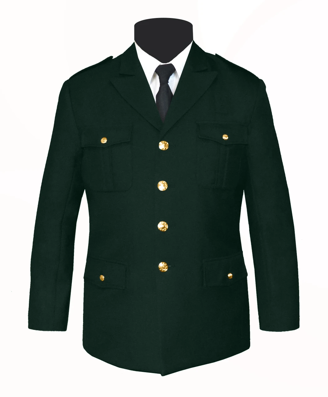 Honor Guard Green Single Breasted Uniform Jacket 3 Honor Guard Green Single Breasted Uniform Jacket