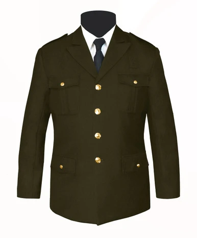 Honor Guard Olive Green Single Breasted Uniform Jacket 3 Honor Guard Olive Green Single Breasted Uniform Jacket