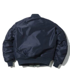 Intermediate Ma-1 Grey And Navy Blue Reversible Flight Jacket 9 Intermediate Ma-1 Grey And Navy Blue Reversible Flight Jacket -Us Military Jacket Intermediate Ma 1 Grey And Navy Blue Reversible Jacket 1