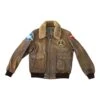 Intermediate Vintage USA G-1 Brown Leather Flight Jacket