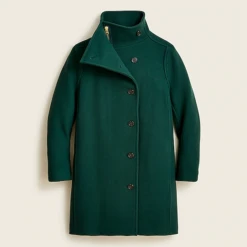 Italian Dark Forest Navy Coat