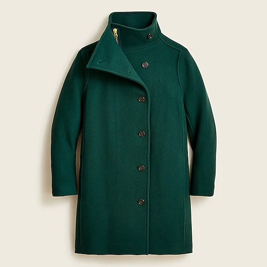 Italian Dark Forest Navy Coat 3 Italian Dark Forest Navy Coat