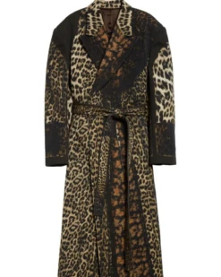Jean Paul Gaultier Trompe L’oeil Leopard Print Coat