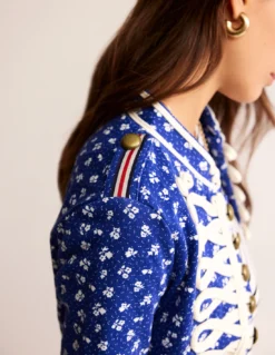 Women’s Jersey Blue Military Parade Jacket 9 Women’s Jersey Blue Military Parade Jacket -Us Military Jacket Jersey Blue Military Parade Jacket 1