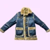 Jordan Craig Denali B-7 Blue Shearling Jacket