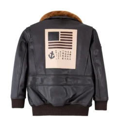Kid’s Top Gun G-1 Brown Jacket -Us Military Jacket K212136I 1080 templatecopy2 720x