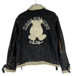 Karl Helmut Shearling B-3 Black Jacket