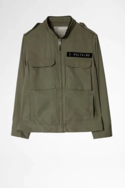 Khaki Cotton Field Coat