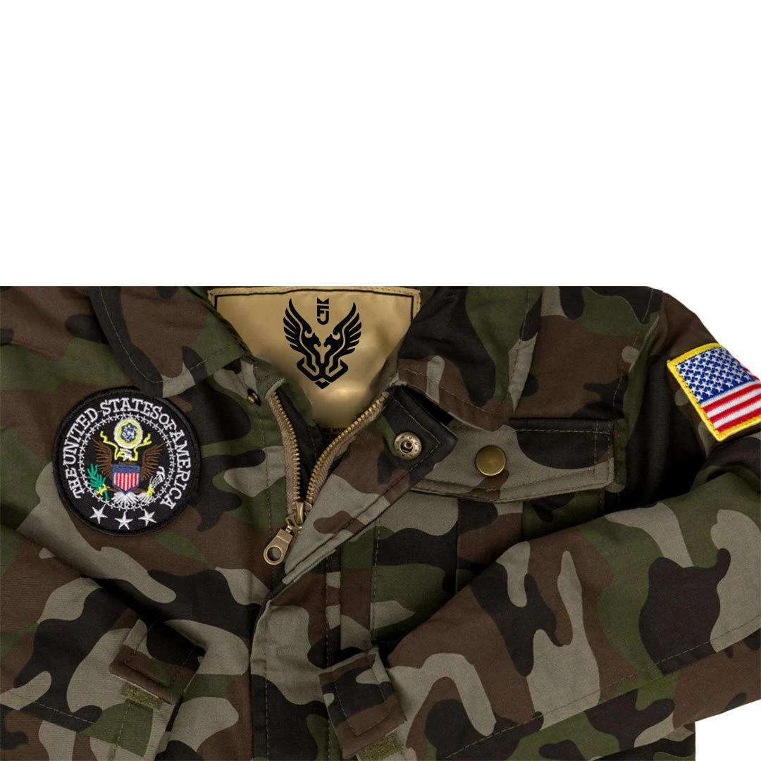 Kids Camouflage Field Jacket 4 Kids Camouflage Field Jacket - Image 2