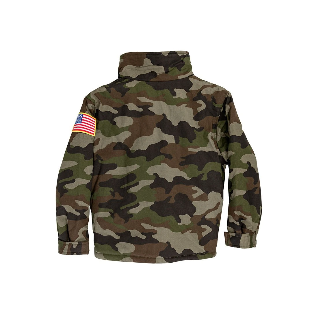 Kids Camouflage Field Jacket 5 Kids Camouflage Field Jacket - Image 3