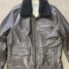 LL Bean G-1 Leather Shearling Aviator Flight Bomber Jacket -Us Military Jacket LL Bean G 1 Leather Shearling Aviator Flight Bomber Jacket
